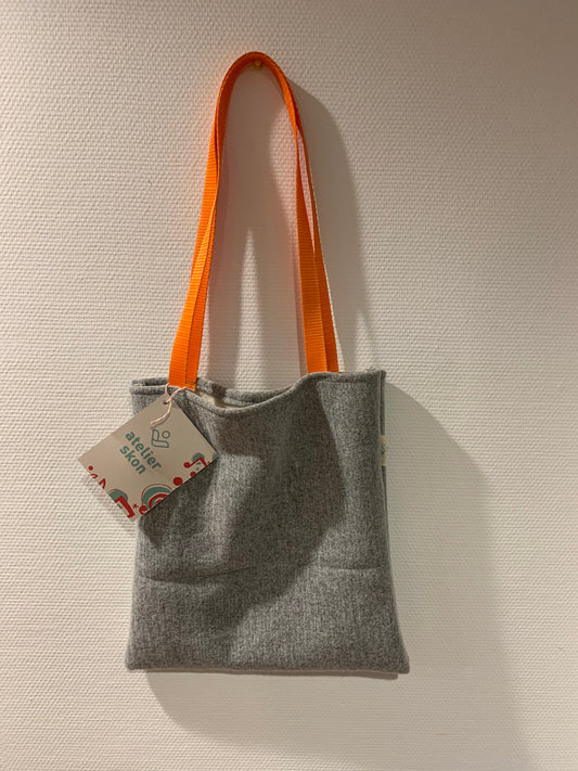 Super zacht Grijs tasje